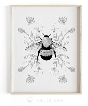 Honey | Textured Cotton Canvas Art Print available in large scale sizes
