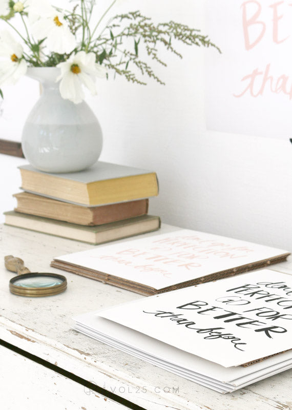 Better Than Before Brush Script | In Collaboration / Nesting With Grace