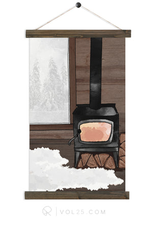 Fireside | Canvas Wall Hanging | More options
