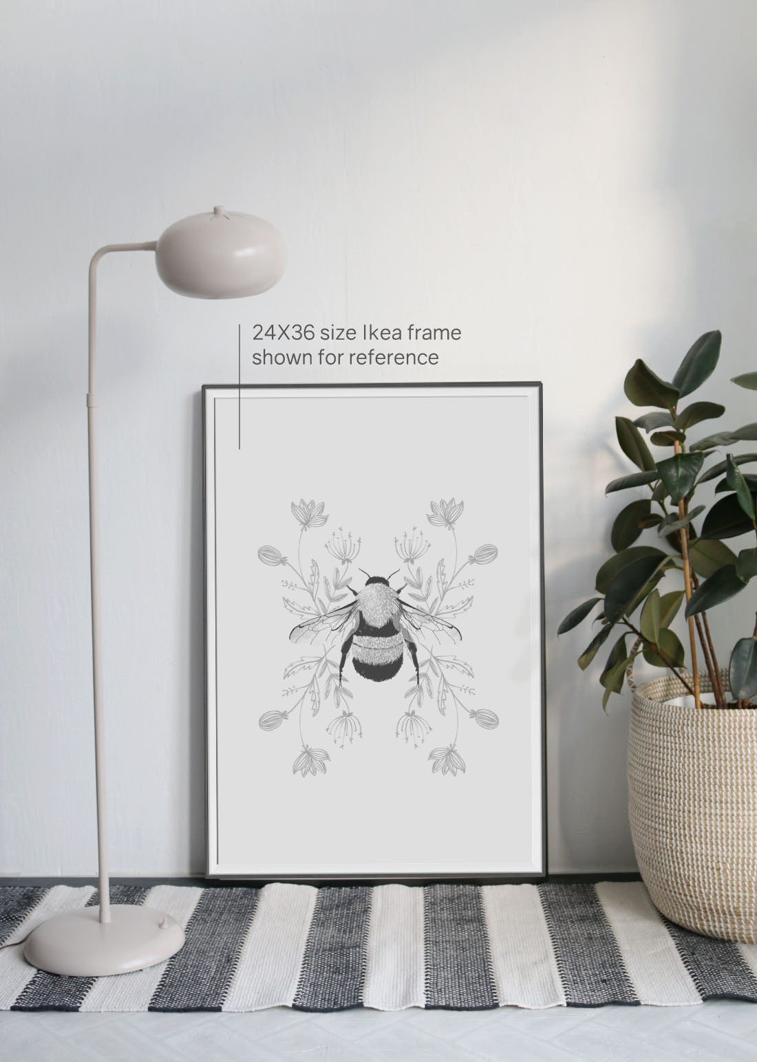 Honey | Textured Cotton Canvas Art Print available in large scale sizes