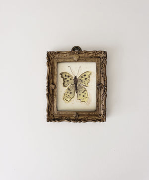 Original Miniature art in a vintage inspired frame | 016 LINA