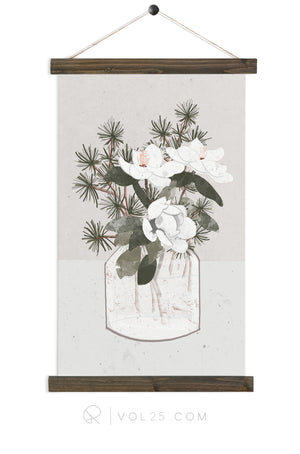 Magnolia Dusk | Canvas Wall Hanging | More options