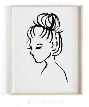 Rise | Textured Cotton Canvas Art Print available in large scale sizes
