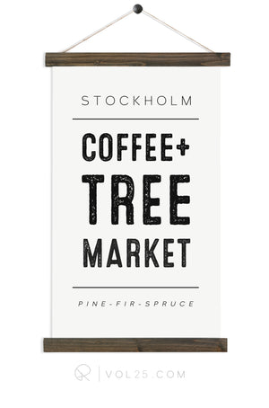 Stockholm Market | Canvas Wall Hanging | More options